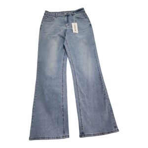 NWT Baggy wide leg jeans Women's Sz 31 light wash‎ Relaxed Comfy Everyday Trendy